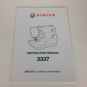 Singer Instruction‎ Manual for Sewing Machine 3337 English Espanol Francais 2016